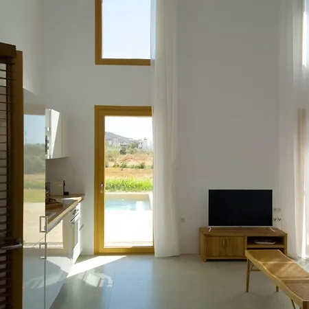 Nour, Modern High-ceiling Retreat With Pool In Plaka Naxos Naxos City