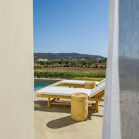 Nour, Modern High-ceiling Retreat With Pool In Plaka Naxos Villa Naxos City