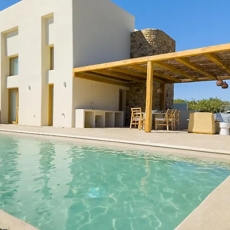 Nour, Modern High-ceiling Retreat With Pool In Plaka Naxos Villa *