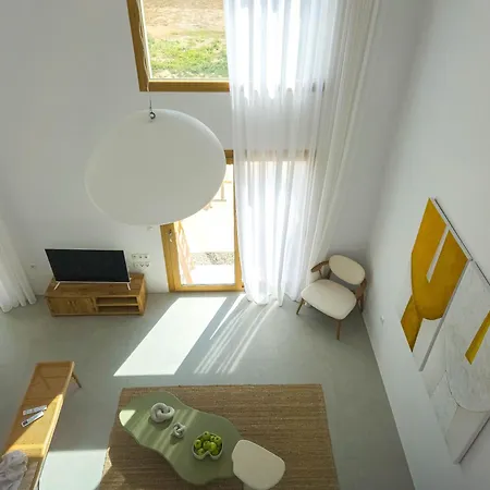 Nour, Modern High-ceiling Retreat With Pool In Plaka Naxos Villa *